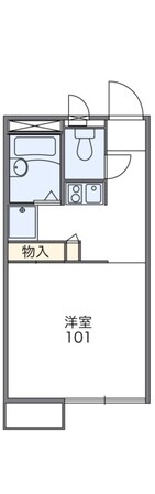 レオパレスＤＥＥＰＦＯＲＥＳＴの物件間取画像